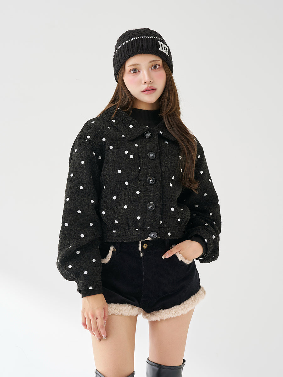 モデル:163cm(着用サイズ:FREE 着用カラー:BLK)