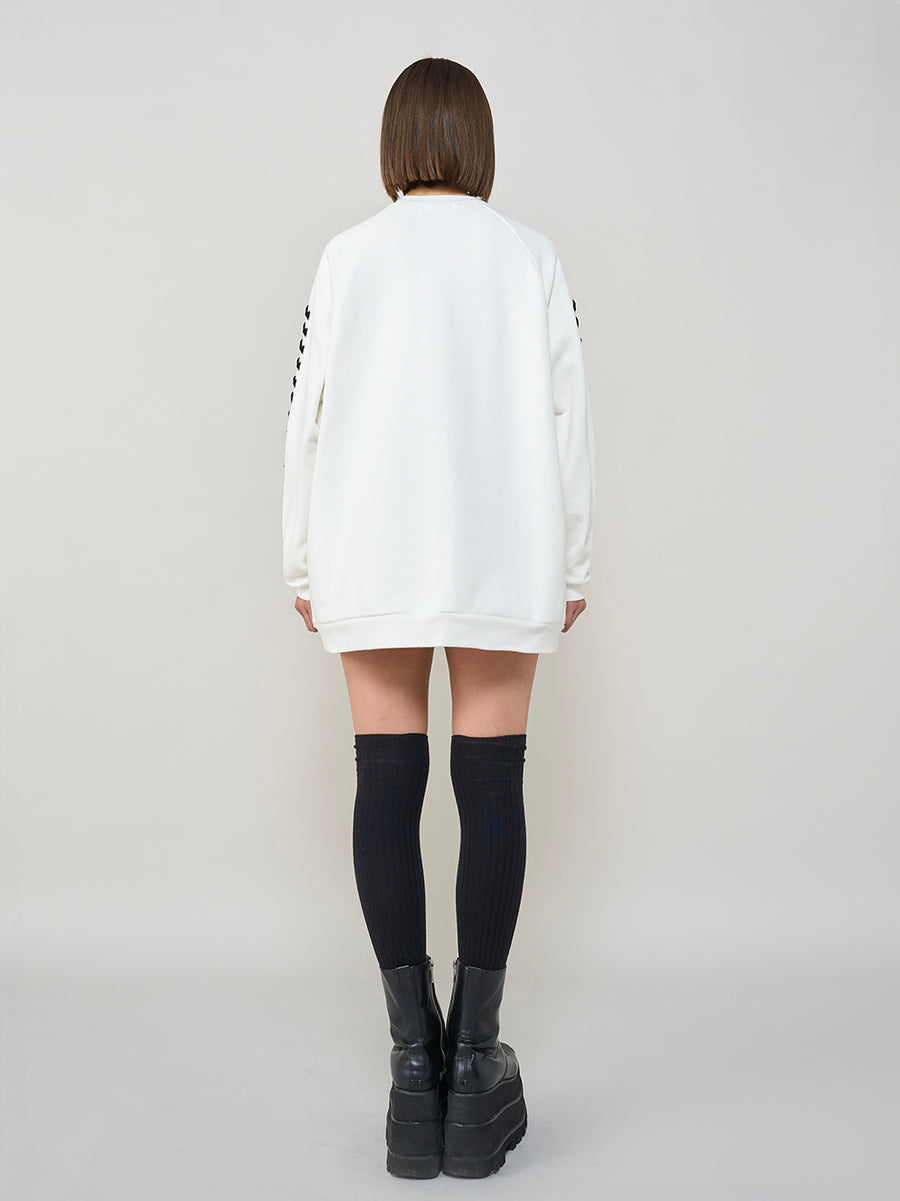 モデル:163cm(着用サイズ:FREE 着用カラー:WHT)