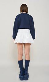 モデル:163cm(着用サイズ:FREE 着用カラー:NVY)