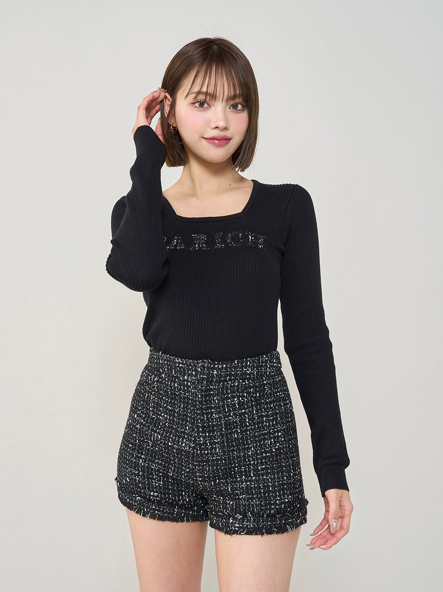 モデル:163cm(着用サイズ:S 着用カラー:BLK)
