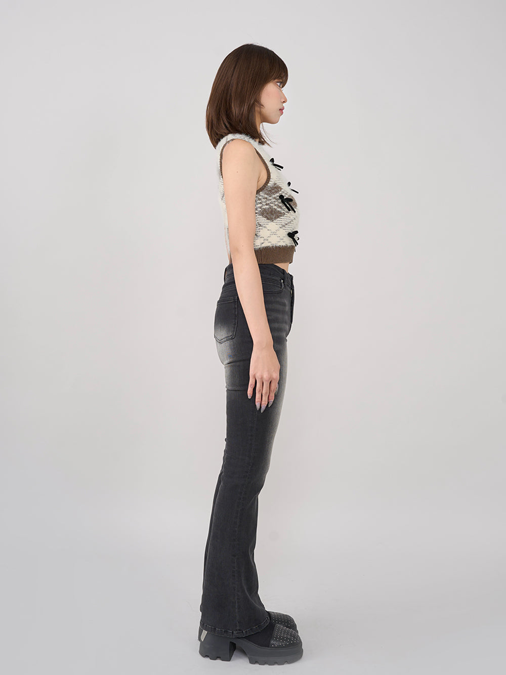 モデル:163cm(着用サイズ:FREE 着用カラー:BRN)
