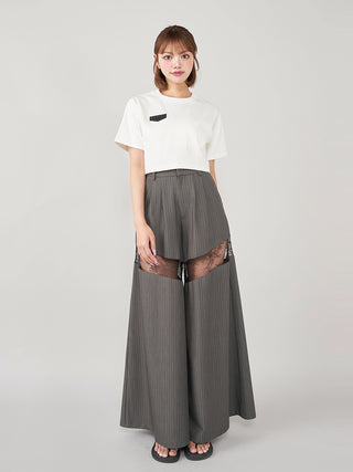 モデル:163cm(着用サイズ:FREE 着用カラー:WHT)