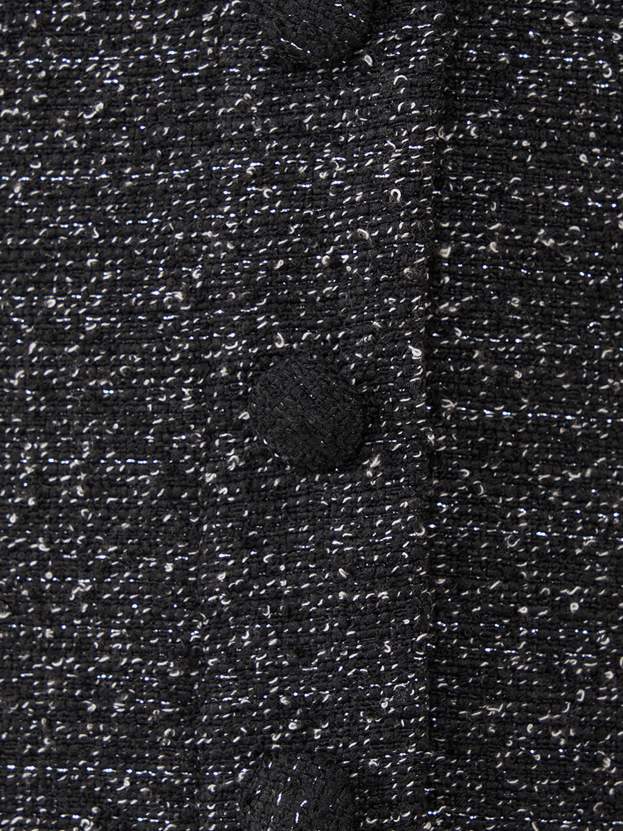 モデル:163cm(着用サイズ:FREE 着用カラー:BLK)