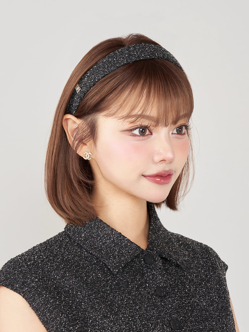 モデル:163cm(着用サイズ:FREE 着用カラー:BLK)