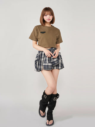 モデル:163cm(着用サイズ:FREE 着用カラー:BRN)