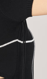 モデル:163cm(着用サイズ:FREE 着用カラー:BLK)