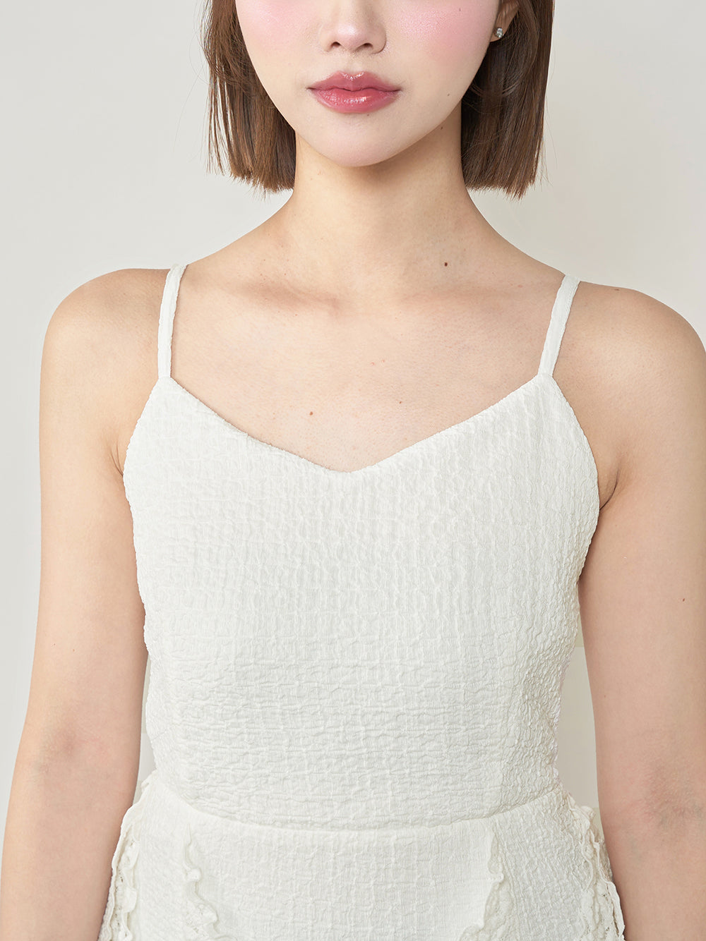 モデル:163cm(着用サイズ:FREE 着用カラー:WHT)