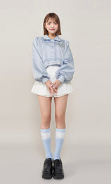 モデル:163cm(着用サイズ:FREE 着用カラー:WHT)