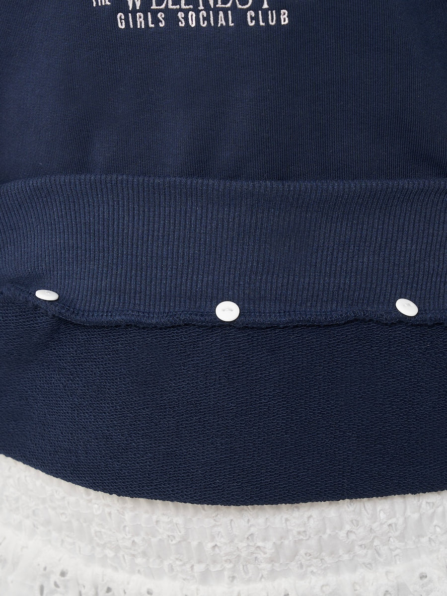 モデル:163cm(着用サイズ:FREE 着用カラー:NVY)