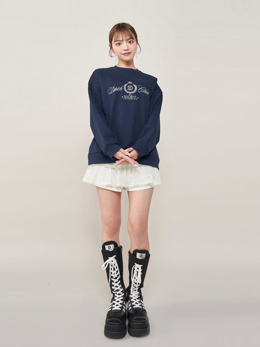 モデル:163cm(着用サイズ:FREE 着用カラー:WHT)