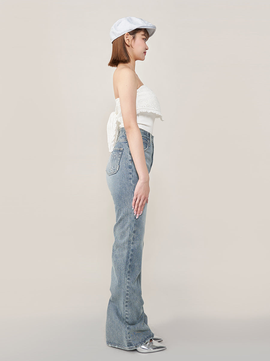 モデル:163cm(着用サイズ:FREE 着用カラー:WHT)