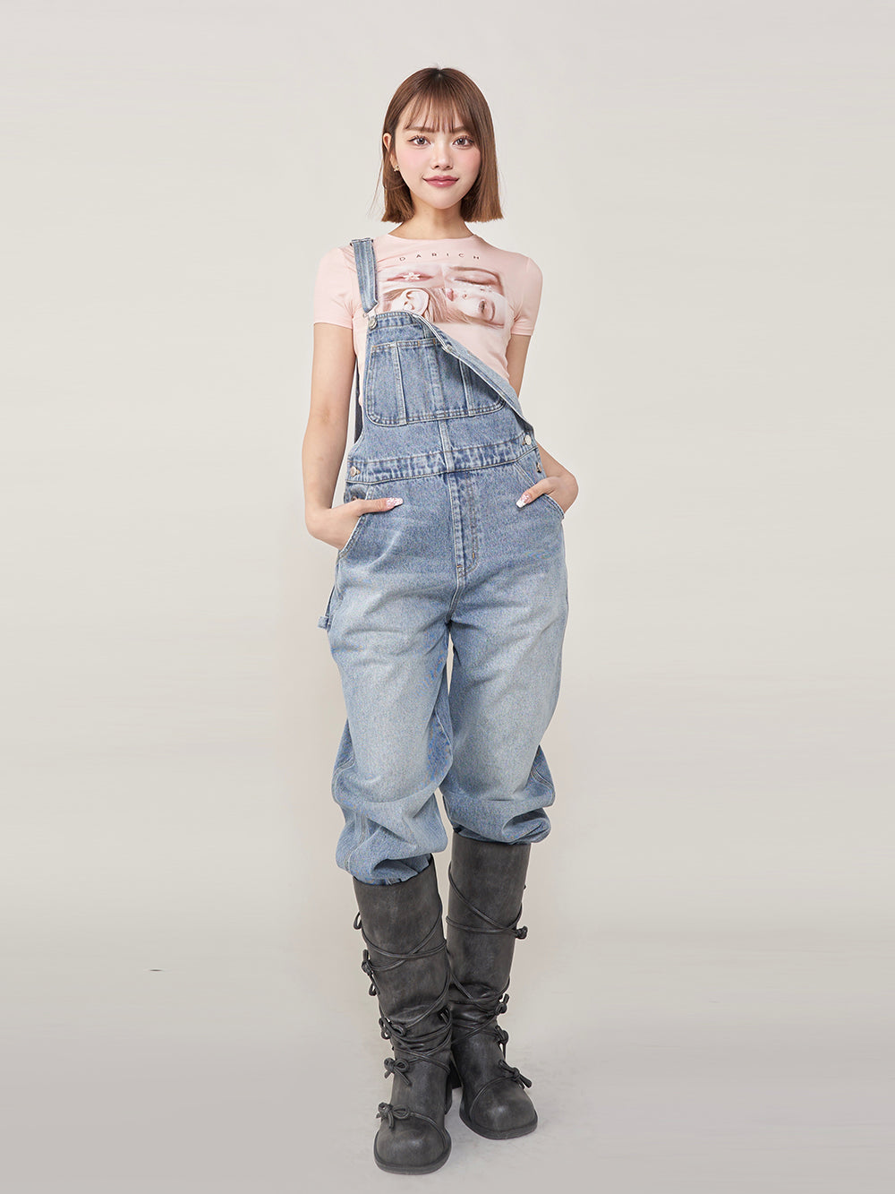 モデル:163cm(着用サイズ:FREE 着用カラー:PNK)