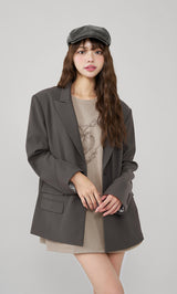 モデル:163cm(着用サイズ:FREE 着用カラー:C-GRY)