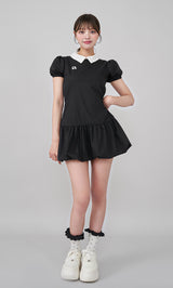 モデル:163cm(着用サイズ:FREE 着用カラー:BLK)