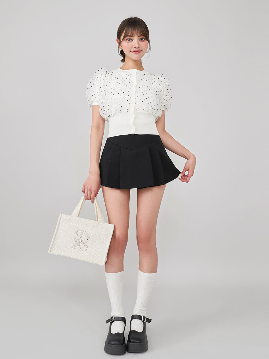 モデル:163cm(着用サイズ:FREE 着用カラー:WHT)