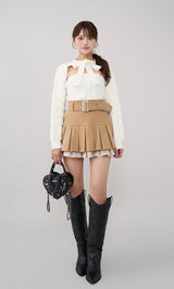 モデル:163cm(着用サイズ:FREE 着用カラー:WHT)