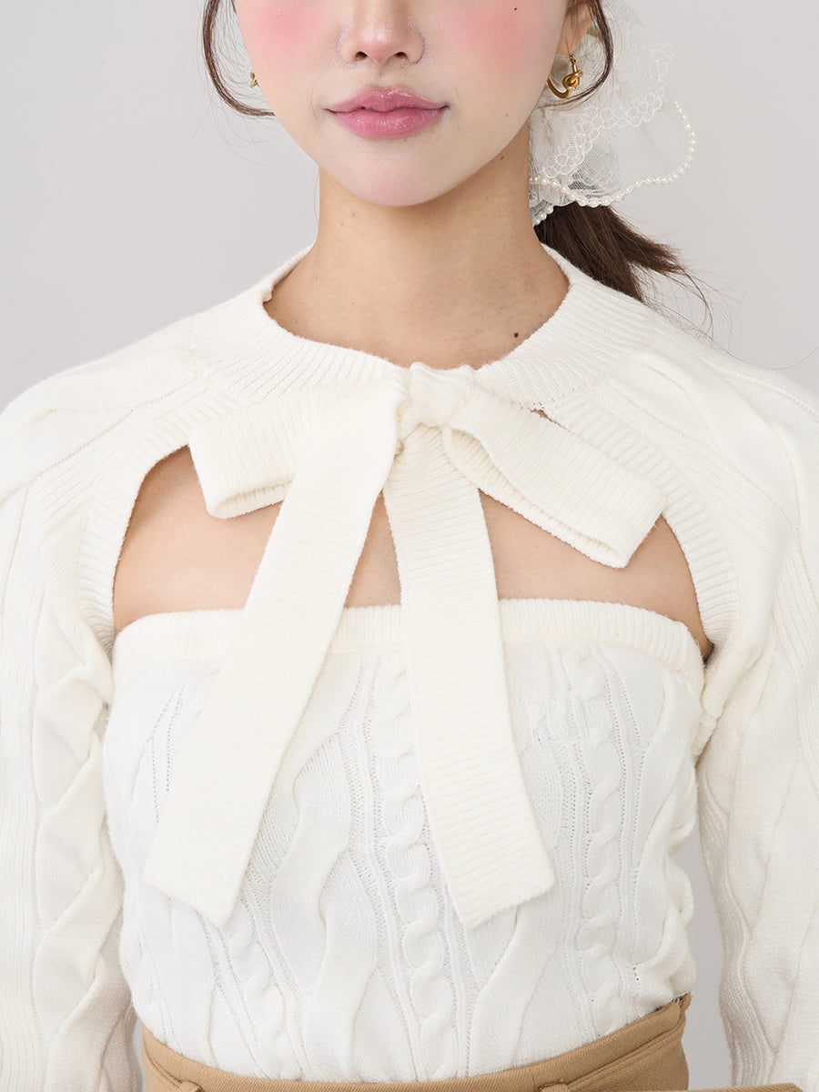 モデル:163cm(着用サイズ:FREE 着用カラー:WHT)