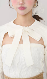 モデル:163cm(着用サイズ:FREE 着用カラー:WHT)