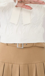 モデル:163cm(着用サイズ:FREE 着用カラー:WHT)