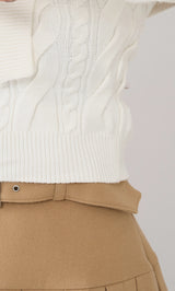 モデル:163cm(着用サイズ:FREE 着用カラー:WHT)