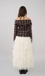 モデル:163cm(着用サイズ:FREE 着用カラー:BRN)