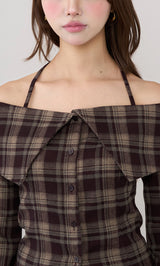 モデル:163cm(着用サイズ:FREE 着用カラー:BRN)