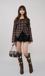 モデル:163cm(着用サイズ:FREE 着用カラー:BRN)