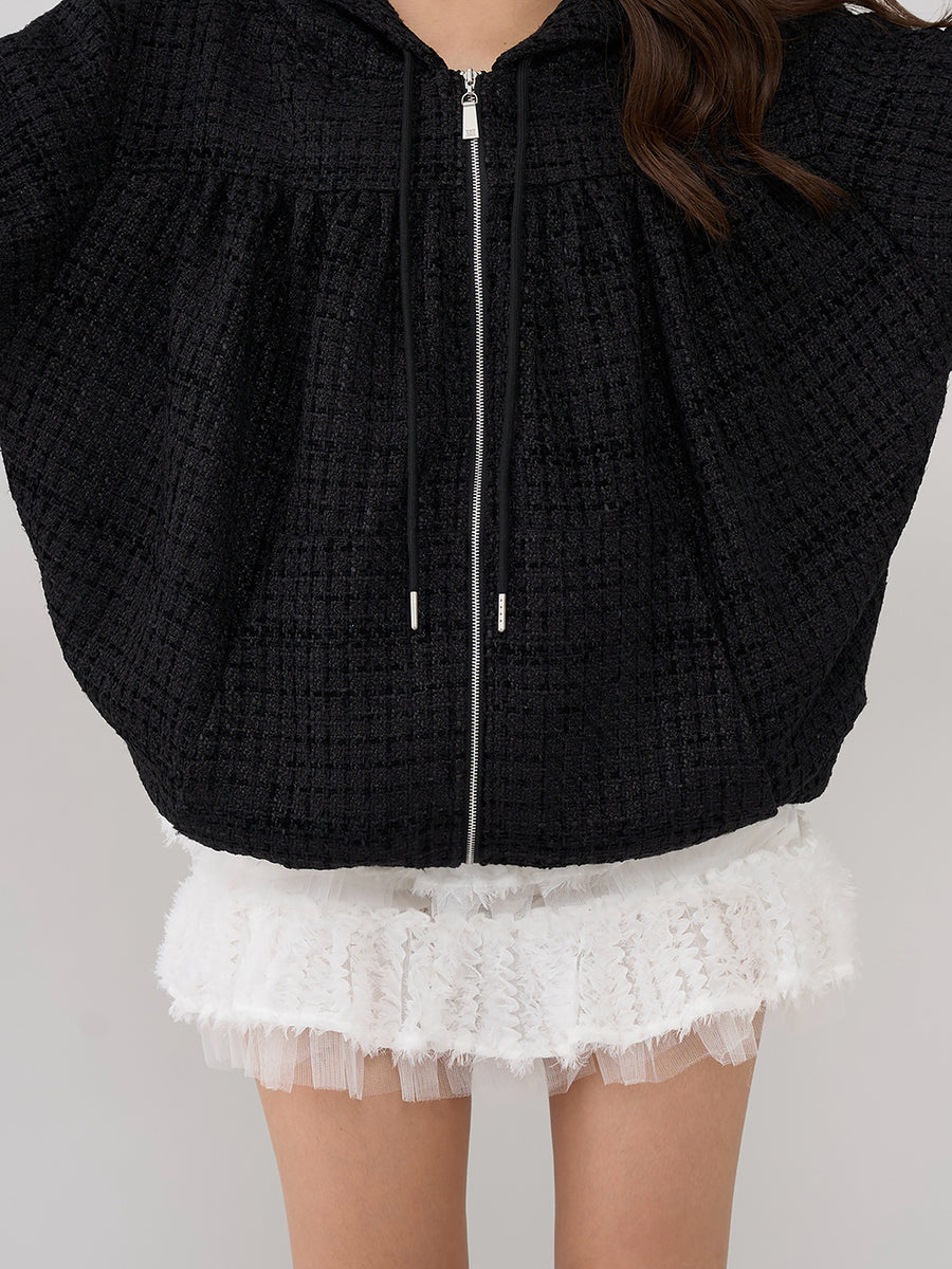 モデル:163cm(着用サイズ:FREE 着用カラー:BLK)