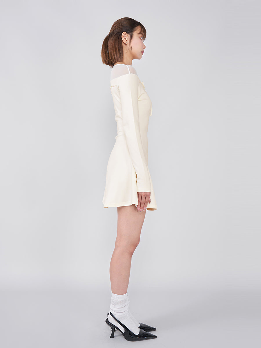 モデル:163cm(着用サイズ:FREE 着用カラー:WHT)