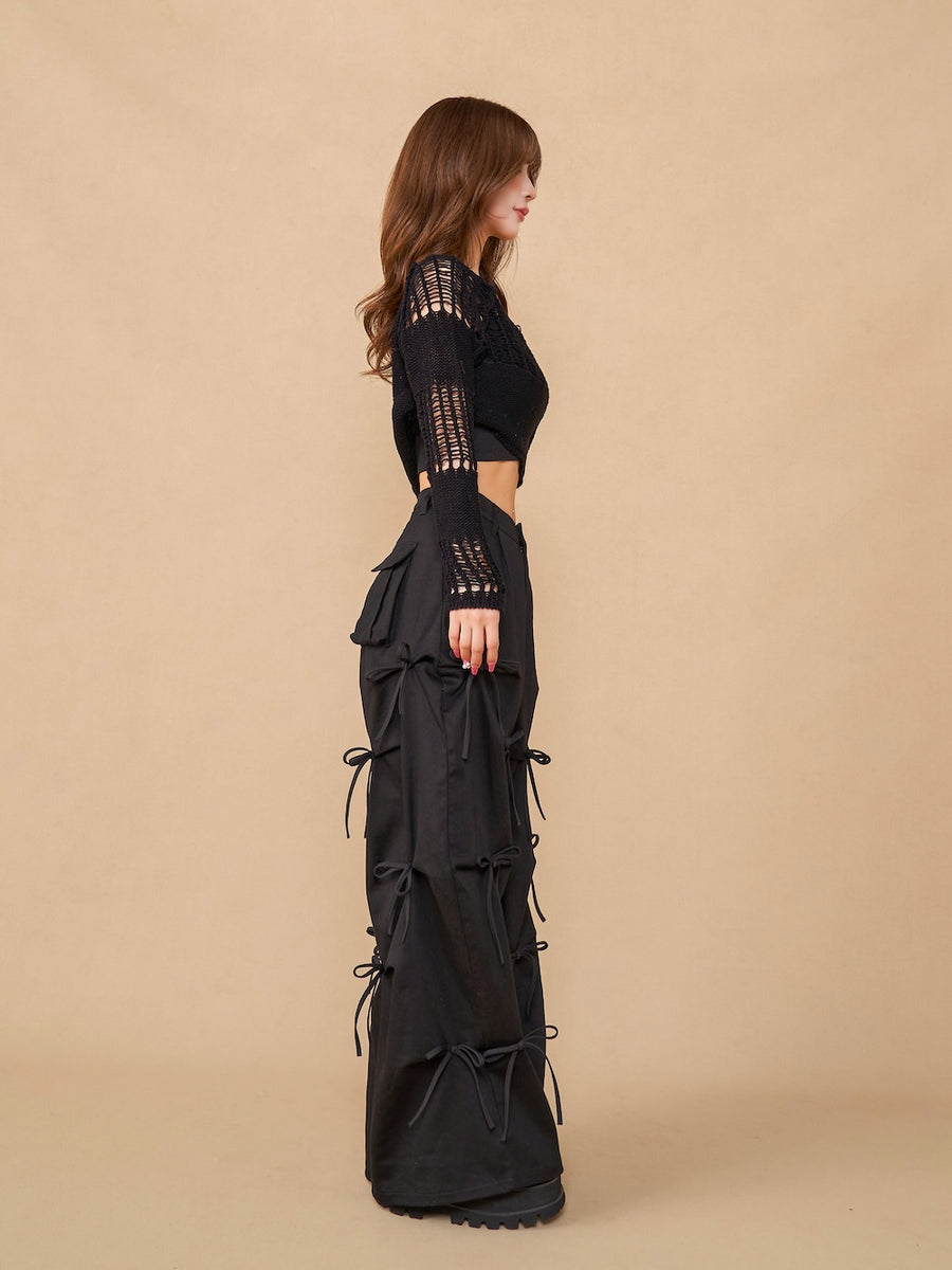 モデル:158cm(着用サイズ:S 着用カラー:BLK)