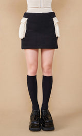 モデル:158cm(着用サイズ:FREE 着用カラー:BLK)