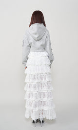 モデル:158cm(着用サイズ:FREE 着用カラー:GRY)