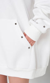 モデル:158cm(着用サイズ:FREE 着用カラー:WHT)