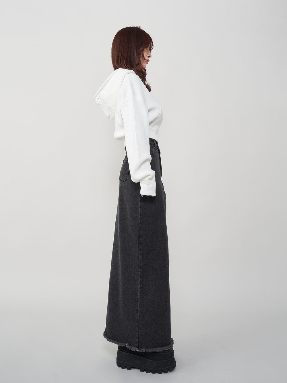 モデル:158cm(着用サイズ:S 着用カラー:BLK)