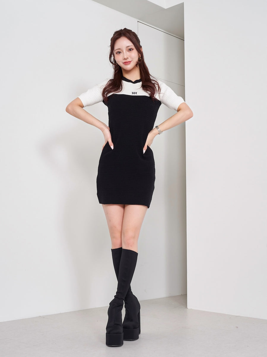 モデル:158cm(着用サイズ:FREE 着用カラー:BLK)