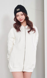 モデル:158cm(着用サイズ:FREE 着用カラー:WHT)