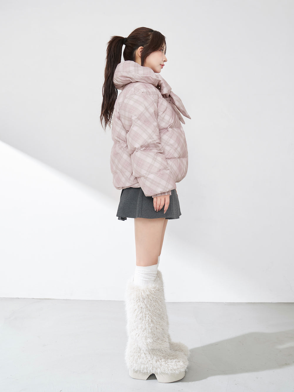 モデル:158cm(着用サイズ:FREE 着用カラー:PNK)
