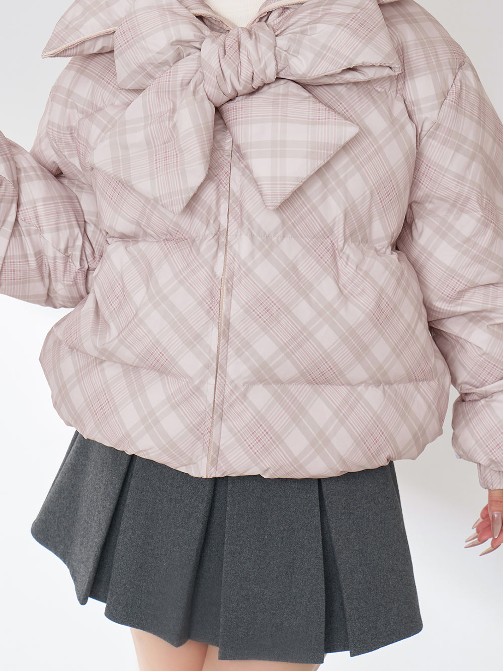 モデル:158cm(着用サイズ:FREE 着用カラー:PNK)