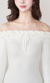 モデル:158cm(着用サイズ:FREE 着用カラー:WHT)