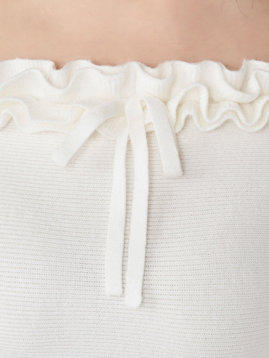 モデル:158cm(着用サイズ:FREE 着用カラー:WHT)