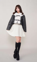 モデル:158cm(着用サイズ:FREE 着用カラー:WHT)