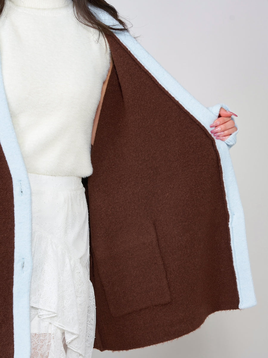 モデル:158cm(着用サイズ:FREE 着用カラー:BRN)