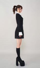 モデル:158cm(着用サイズ:FREE 着用カラー:BLK)