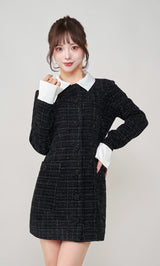 モデル:158cm(着用サイズ:FREE 着用カラー:BLK)