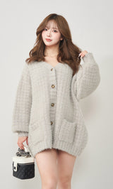 モデル:158cm(着用サイズ:FREE 着用カラー:GRY)