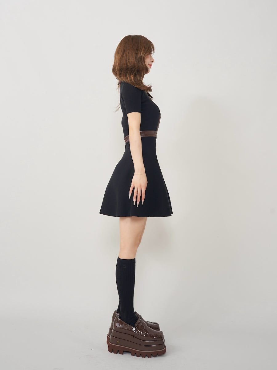モデル:158cm(着用サイズ:FREE 着用カラー:BLK)