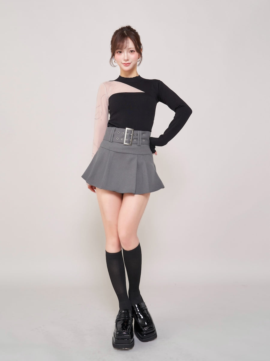 モデル:158cm(着用サイズ:S 着用カラー:GRY)