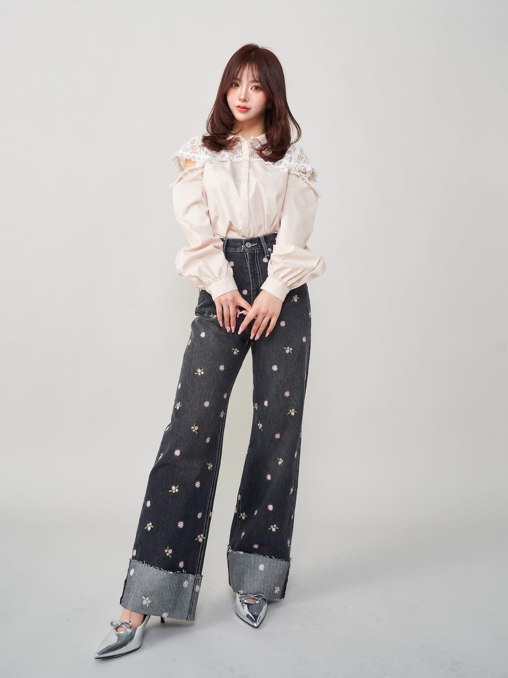 モデル:158cm(着用サイズ:S 着用カラー:BLK)