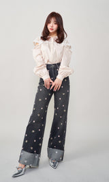 モデル:158cm(着用サイズ:S 着用カラー:BLK)