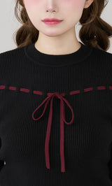 モデル:158cm(着用サイズ:FREE 着用カラー:BLK)